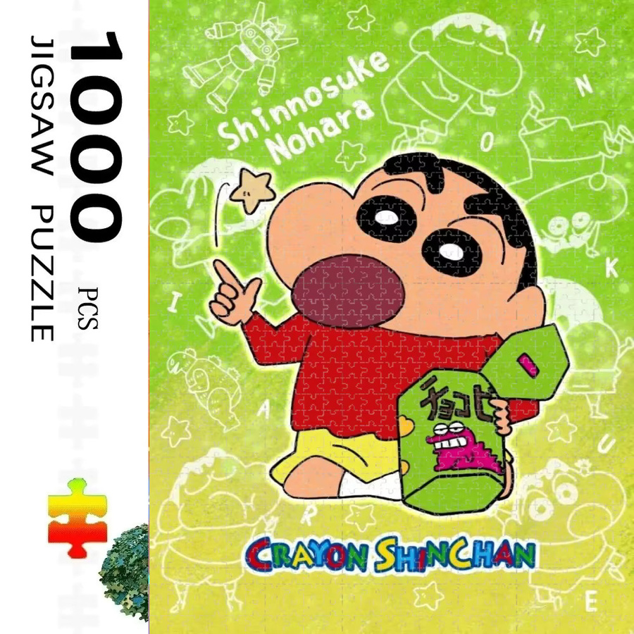 KAYOU Crayon Shin-chan Puzzle, 1.000 Teile - Bild 2