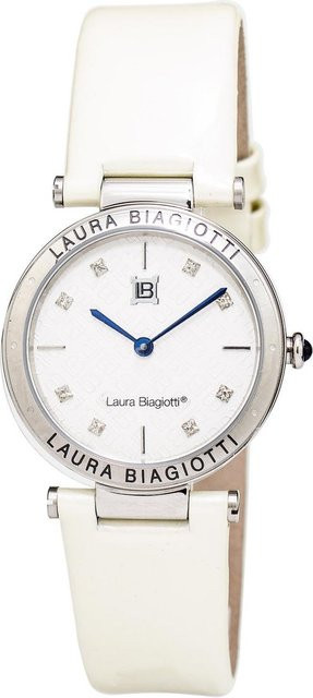 Laura Biagotti Armbanduhr, Quarz, Edelstahl, Silber, Weiß, Damen - Bild 1