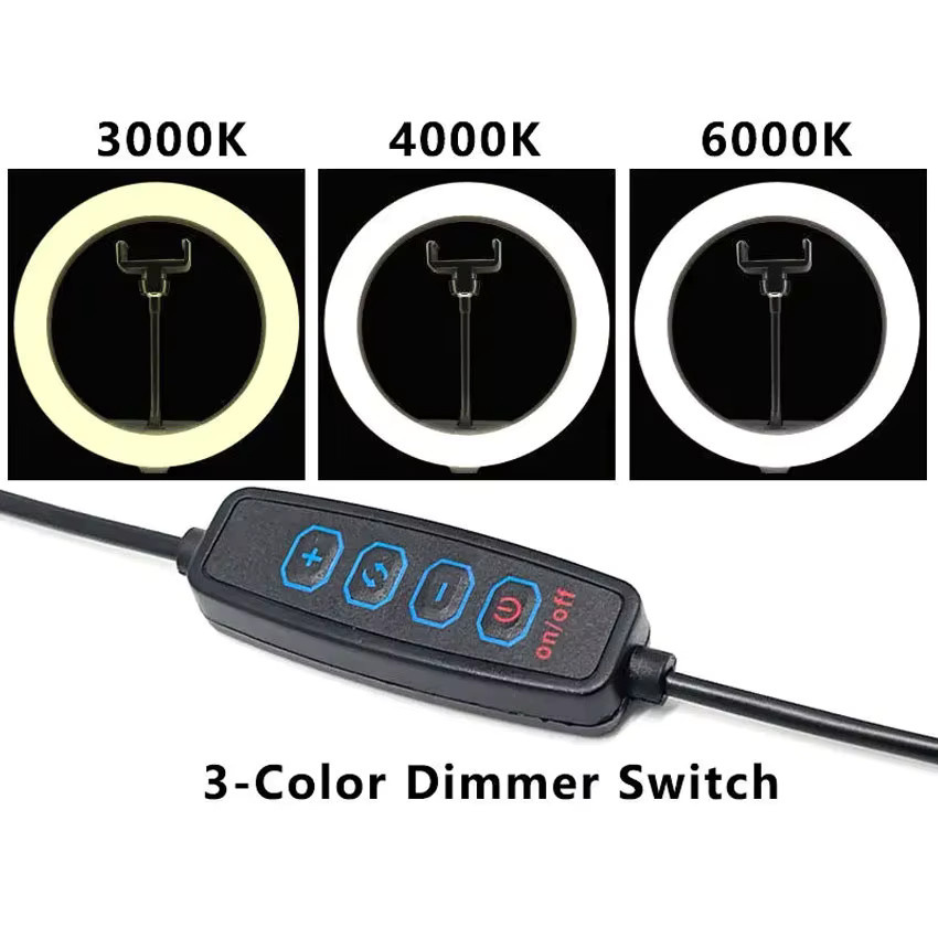 YuXi LED Dimmer mit USB-Anschluss und 2m Steuerkabel in Schwarz und Weiß - Bild 3