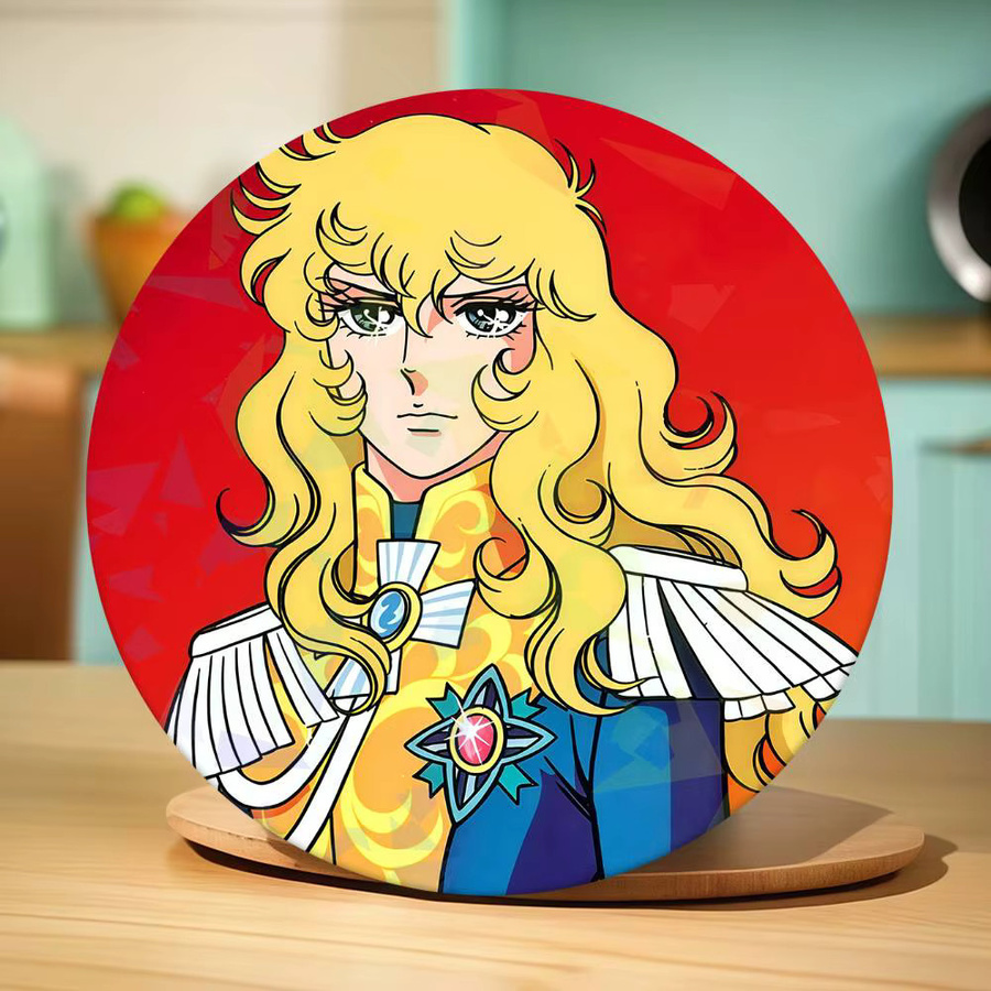 Brosche Manga Anime Die Rose von Versailles Lady Oscar, Bunt - Bild 3
