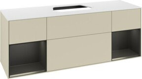 V&B Waschtischunterschrank Finion in Grau lackiert, B/T/H: 160 x 60 x 50,1 cm - Bild 1