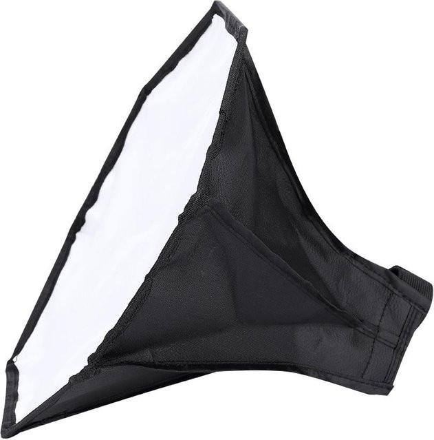 Shoemst Universal Softbox-Diffusor für tragbare Taschenlampen und Speedlights, 30 cm, Schwarz - Bild 1