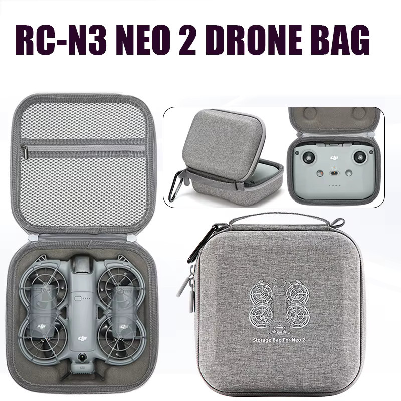 DJI Neo 2 Tragbare Reise-Tragetasche Graue Modische Aufbewahrungstasche und Drohnen-Zubehör-Koffer - Bild 3