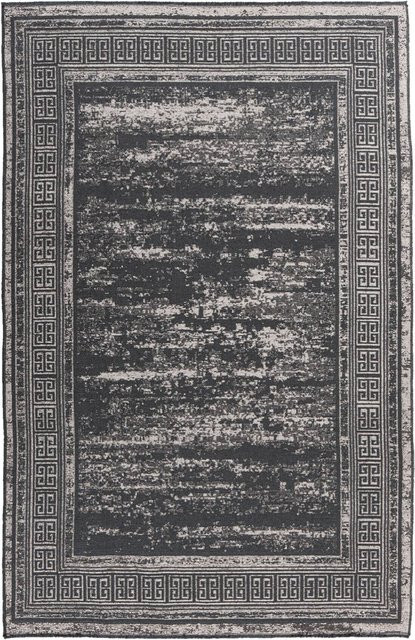 Kayoom Flachflorteppich Kalea in Grau mit Used-Look, B: 80 cm, H: 0,8 cm, L: 150 cm - Bild 1