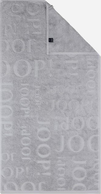 Duschtuch JOOP! STUDIO REPEAT aus Baumwolle in Grau, Breite: 80 cm, Länge: 150 cm - Bild 1
