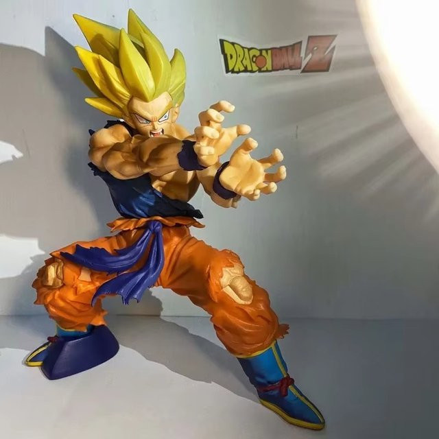 Bandai Dragon Ball Z Anime Figur Son Goku mit Kamehameha Actionfigur aus PVC, Multicolor, Höhe: 16 cm - Bild 1
