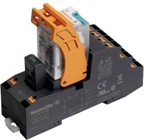 Weidmüller CRMKIT P 24VDC 2CO L/D/PB Koppelrelais 24 V/DC 12A 2 Wechsler 5er Set - Bild 1
