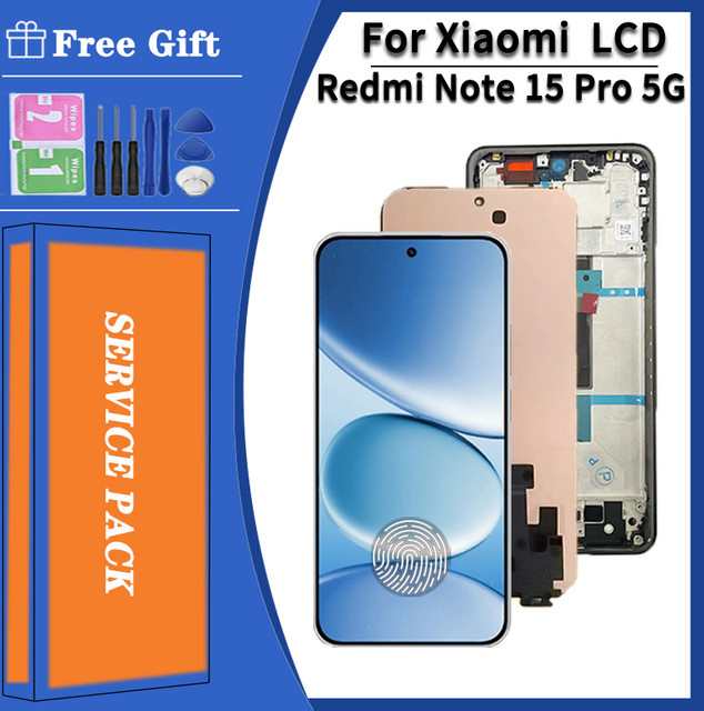 Xiaomi Redmi Note 15 Pro 5G AMOLED Display mit 6,83 Zoll Touchscreen-Digitizer-Baugruppe - Bild 1