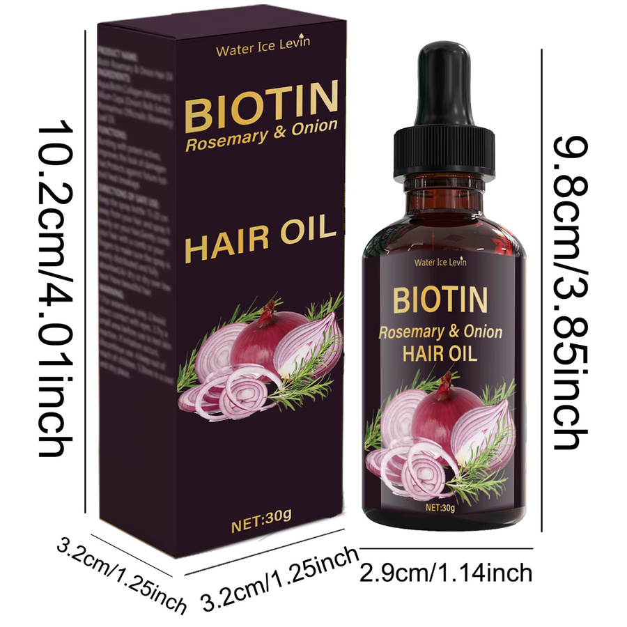 Water Ice Levin Haarpflegeöl mit Biotin, 30 ml, für dickes Haar - Bild 6