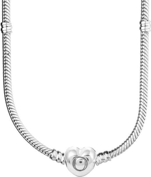 Schlangenkette 925 Silber, Roségold, 60cm, Damen - Bild 1