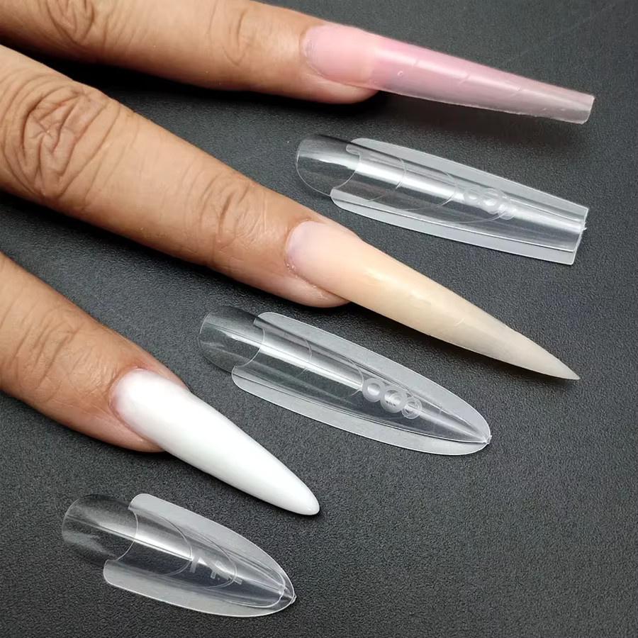CHUNSHU Sandwich Dual Nail Forms, 240 Stück, Sarg- und Mandelform - Bild 2