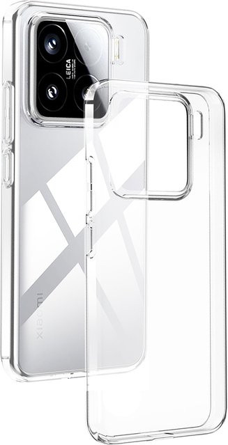 Ultradünne Silikonhülle für Xiaomi Mi 15 Ultra, 14, 14T, 13, 13T Pro in Transparent, Stoßfeste Weiche Handy-Rückseite - Bild 1