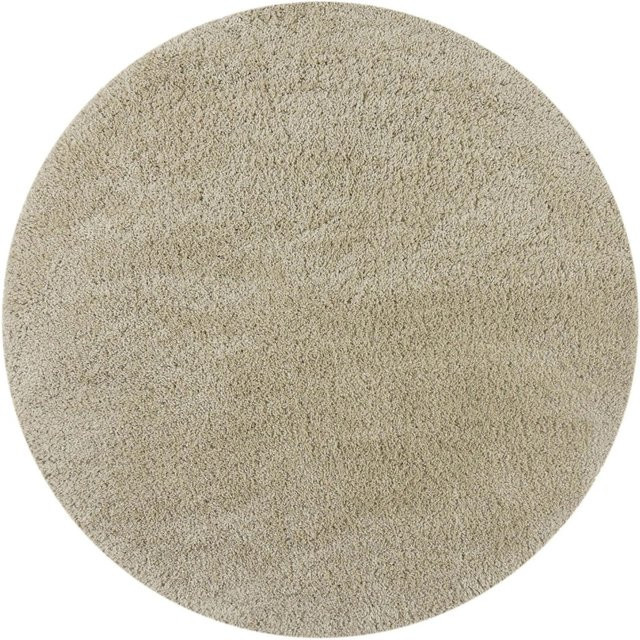 Flair Rugs Hochflorteppich Feather Soft in Beige, Durchmesser: 133 cm - Bild 1