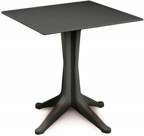 PROGARDEN Bistrotisch Ponente in Anthrazit Grau, B/T/H: 70 x 70 x 72 cm - Bild 1
