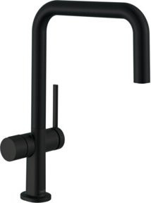Hansgrohe Spültisch-Einhebelmischer Talis M54 mit Geräteabsperrventil, 1jet, mattschwarz - Bild 1
