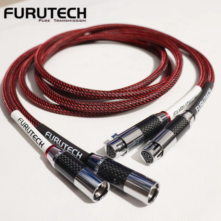 Furutech μ-p XLR Symmetrisches Audiokabel aus Kupfer, 1 Paar, Rot, 2,1 m - Bild 5