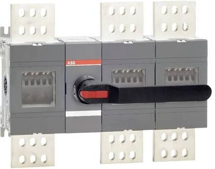 ABB OT2000E12P Lasttrennschalter 2000A 1000V Schwarz und Grau - Bild 1