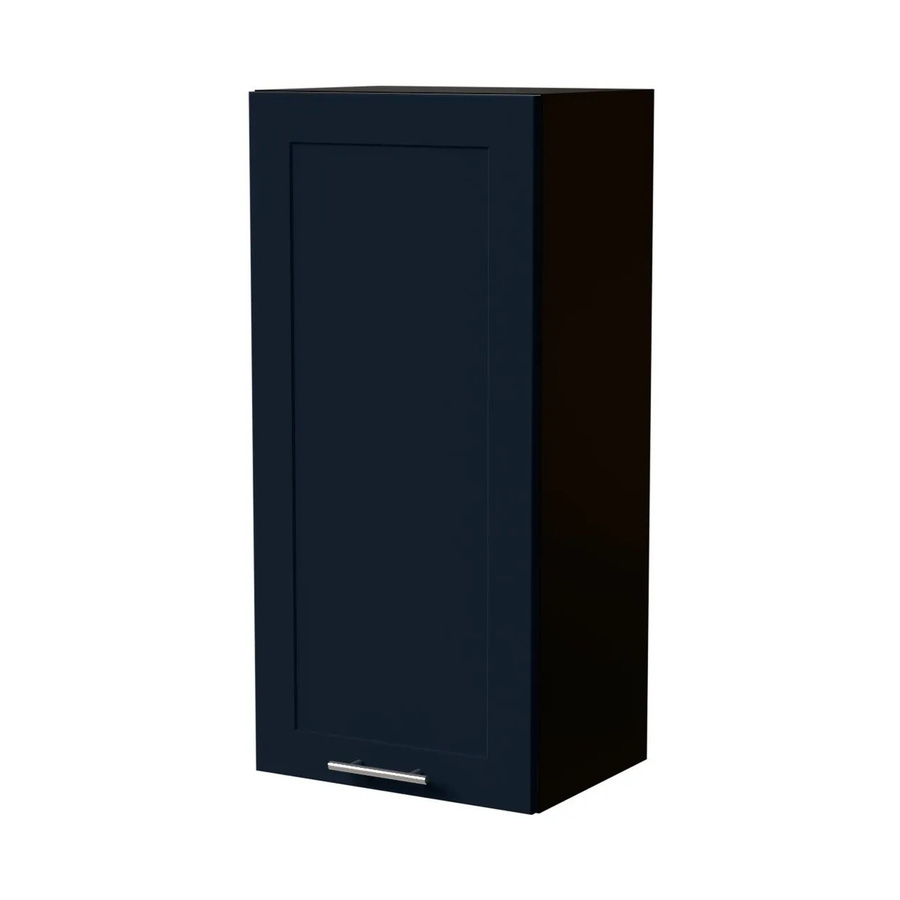 Feldmann-Wohnen Hängeschrank Oslo Schwarz Indigo Matt B/T/H: 45 x 32,5 x 96 cm - Bild 2