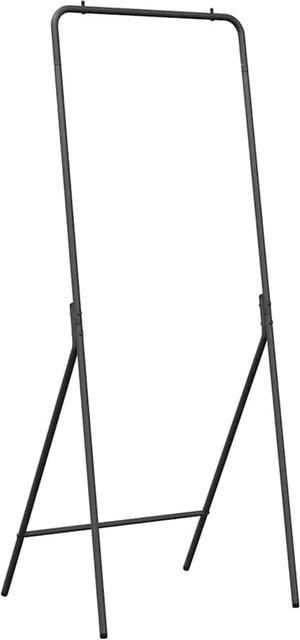 vidaXL Kleiderständer aus Stahl in Schwarz, B/T/H: 60 x 53 x 155 cm - Bild 1