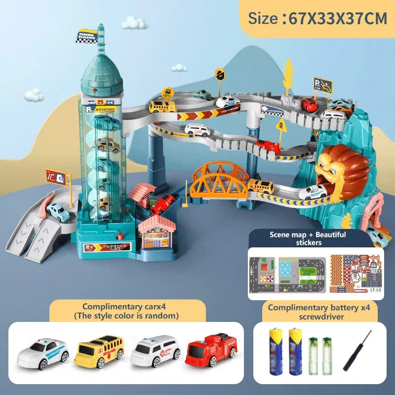 Hot Wheels Autoschiene mit Löwenmotiv, Rennwagen, ab 4 Jahren - Bild 5