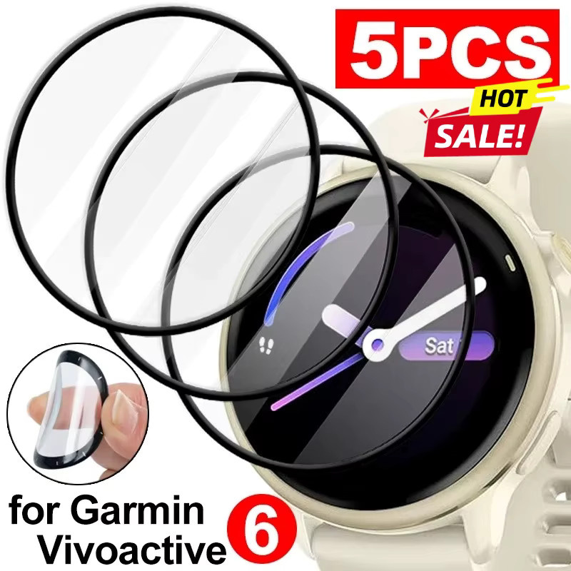 OAKCHARM Displayschutzfolie für Garmin vivoactive 6, transparente TPU-Folie zur vollständigen Abdeckung deiner Smartwatch - Bild 2