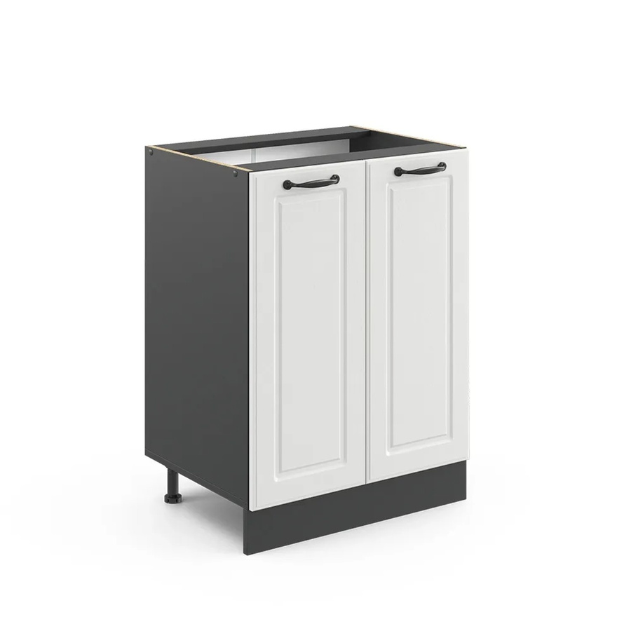 Vicco Küchenunterschrank R-Line Landhaus Weiß Anthrazit Breite: 60 cm - Bild 2