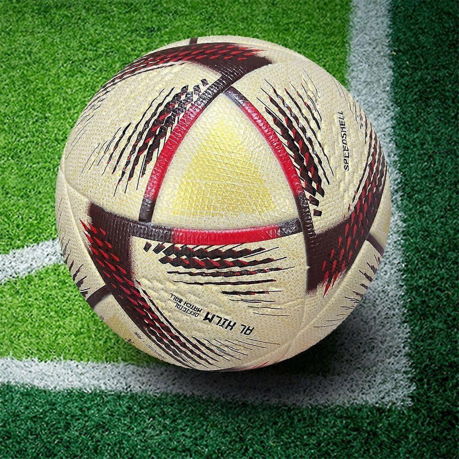 Aura Crystal 2022 Katar Weltmeisterschaft Trainings- und Spiel-Fußball, Braun-Rot - Bild 3