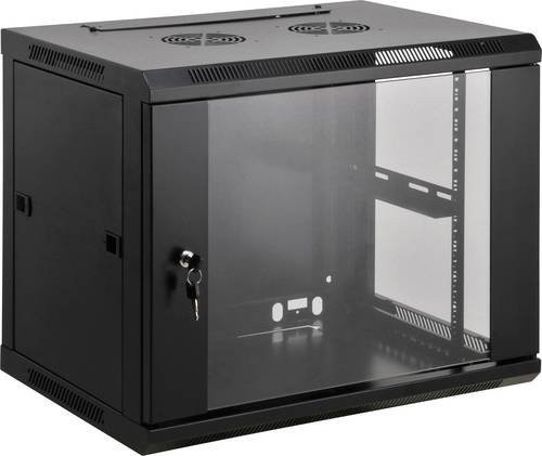 Intellinet 19 Zoll Netzwerkschrank Wandverteiler 15 HE Schwarz RAL 9005 B/H/T: 60 x 77 x 60 cm - Bild 1