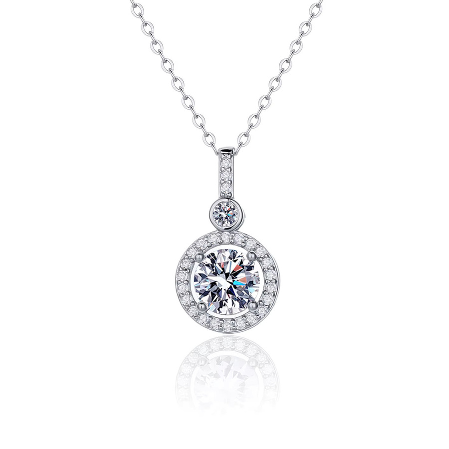 SAY Halskette, 925 Silber, Diamant, Zirkonia, Damen - Bild 4