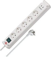 Brennenstuhl Bremounta Steckdosenleiste 5-fach mit 2 USB-C Anschlüssen in Weiß - Bild 1