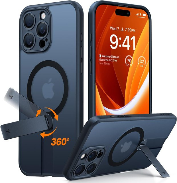 Torras Spin Series Handyhülle für iPhone 16 Pro in Black - Bild 1