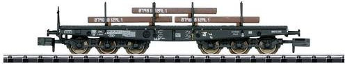 MiniTrix 15453 N Schwerlastwagen der DB, Spur N, Metall, Schwarz - Bild 1