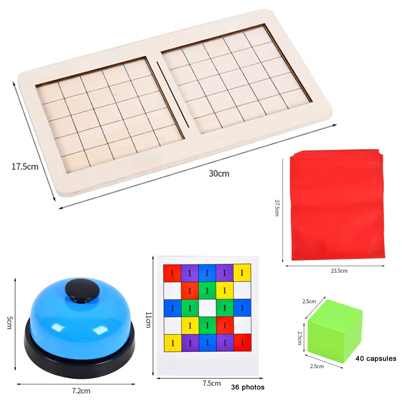 Tlewj Weltraum, Hölzerne Zweispieler-Kampfblöcke, Brettspiel, Puzzle - Bild 4