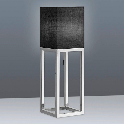 Näve Tischleuchte Alfa in Schwarz Chrome, Höhe: 65 cm - Bild 3