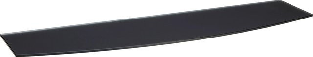 Glasregal Bransley in Schwarz mit modernem Design, B/T/H: 80 x 20 x 0,6 cm - Bild 1