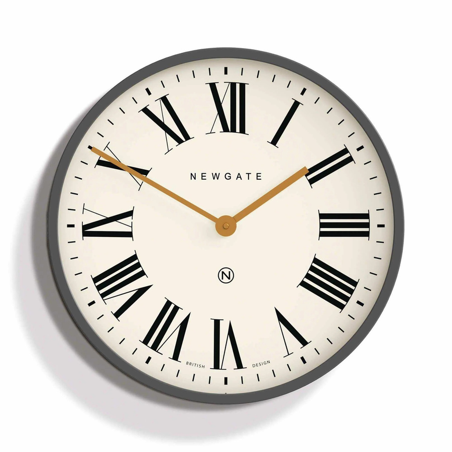 Newgate Mr Butler Wanduhr weiß Metall Durchmesser: 45 cm - Bild 1