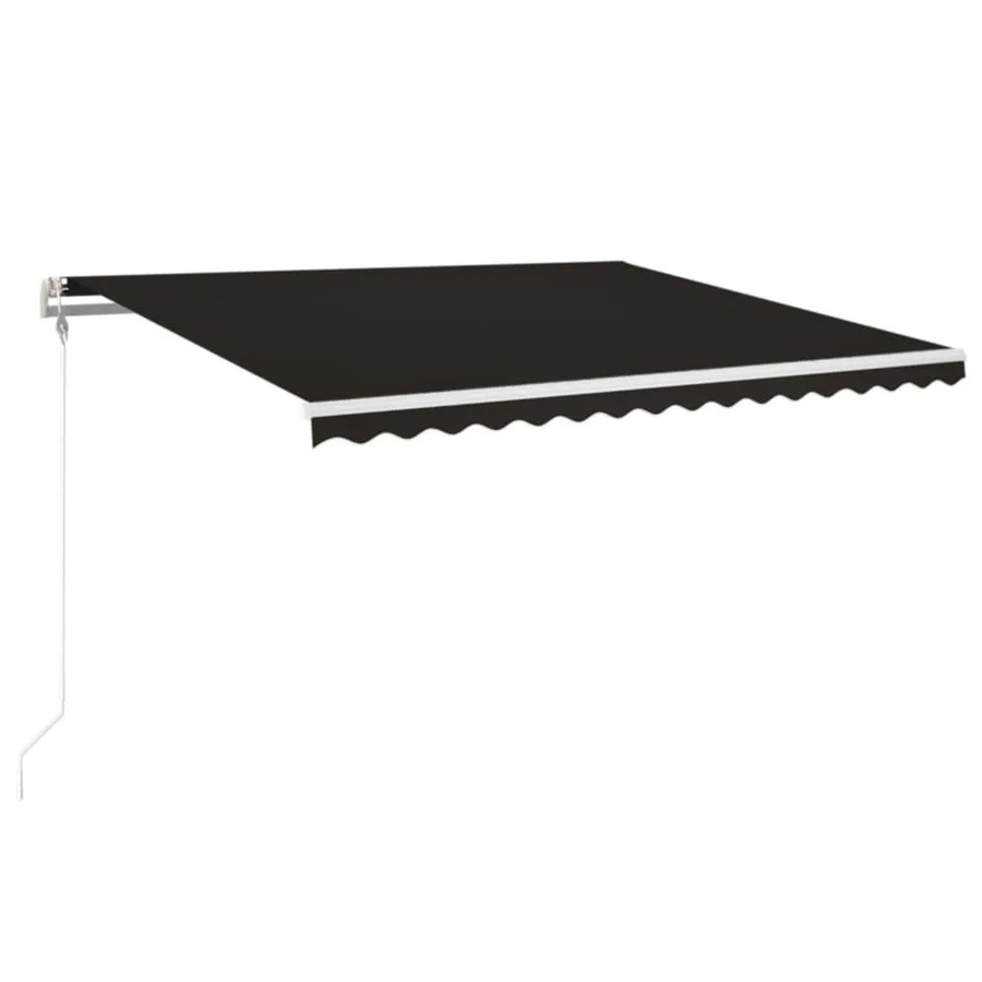 vidaXL Automatische Markise mit Fernbedienung in Anthrazit, B/T: 400 x 350 cm - Bild 2