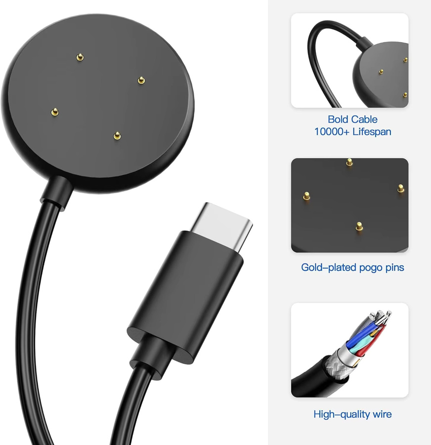 Google Ersatzladegerät, USB-C, Schwarz, 2er-Pack - Bild 2