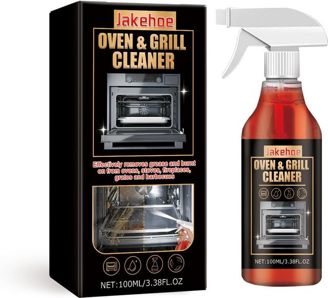 PrimePick Backofen-Grill-Reiniger-Spray Black, Hochleistungs-Fettlöser und Entfetter zur Tiefenreinigung von Küchenherd und Grillrost, 100ml - Bild 1