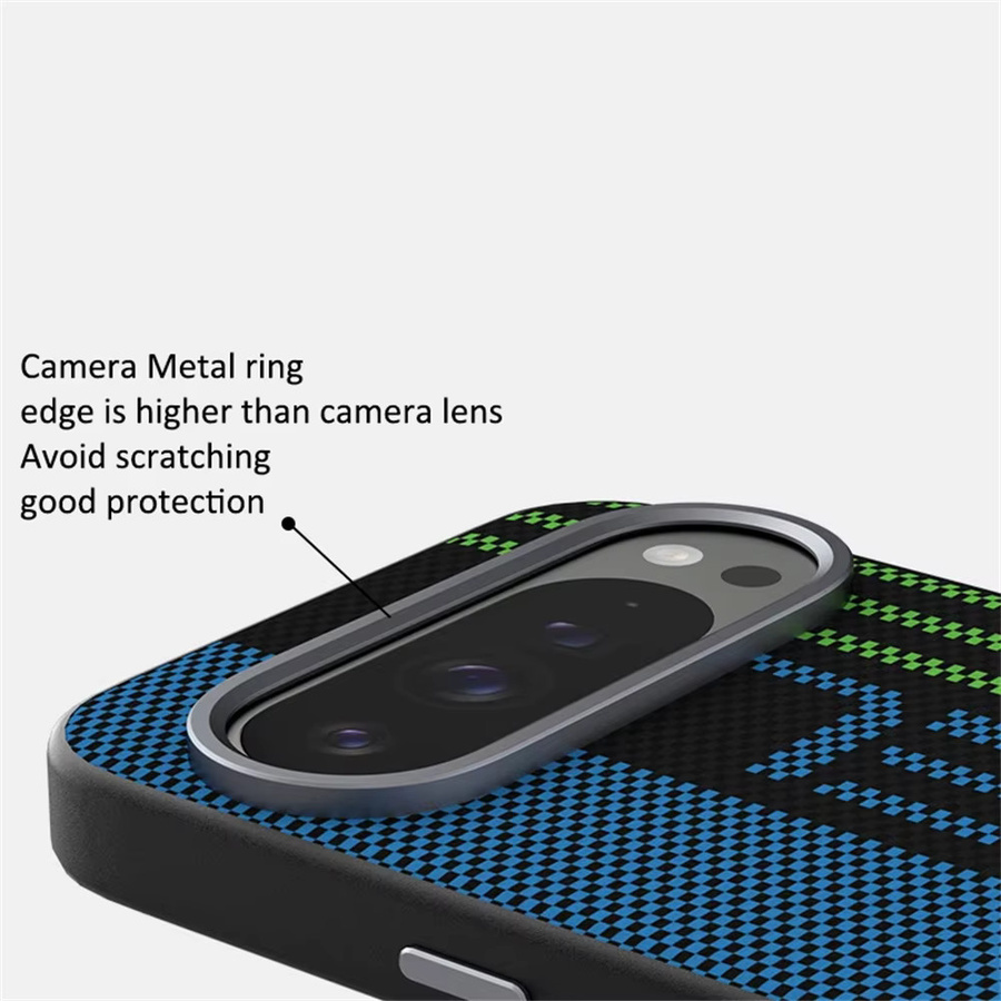 Sturzsichere TPU-Schutzhülle mit Game Texture und magnetischer kabelloser Ladefunktion für Google Pixel 10, 9 Pro XL und 9A - Bild 3