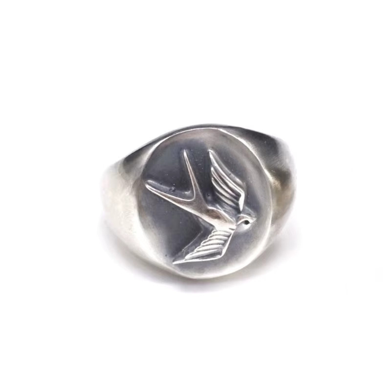 Everoyal Ring Schwalbe, Silber, Vintage, Herren - Bild 3