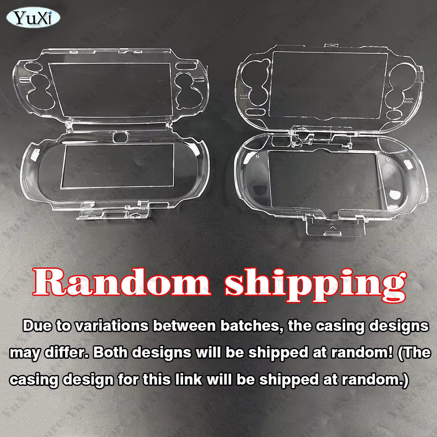 YuXi Transparente Kristall-Schutzhülle für PS Vita 1000 mit PET-Schutzfolien für obere und untere Gehäuseabdeckung - Bild 2