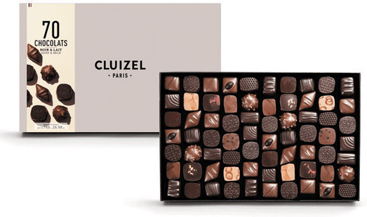 Cluizel Pralinen Coffret Noir & Lait No. 70 765 g - Bild 1