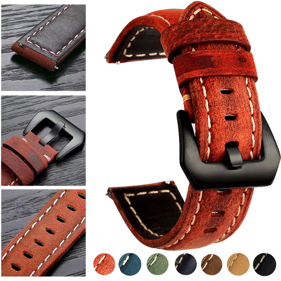 OAKCHARM Uhrenarmband PU-Leder, Unisex - Bild 2