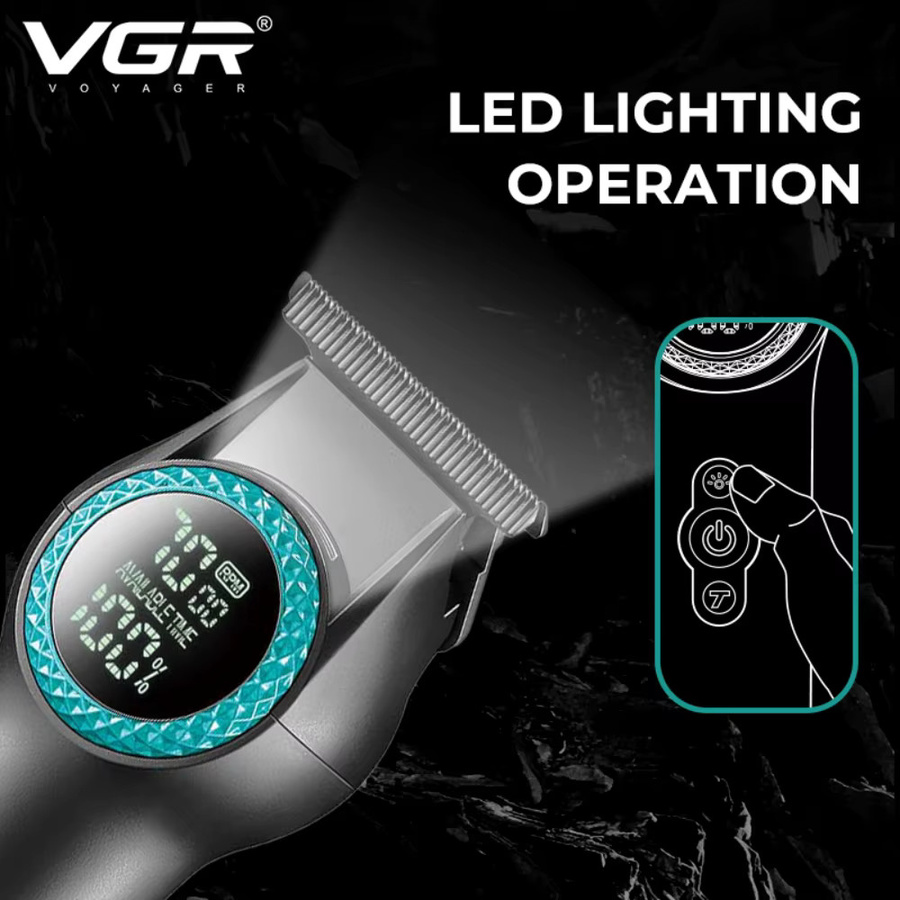 VGR Haartrimmer V-990, Gold, Herren - Bild 3