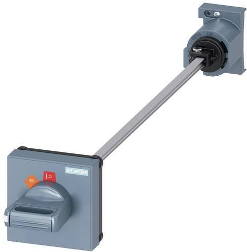 Siemens 3RV29261K Türkupplungsdrehantrieb für Leistungsschalter, Baugröße S00 bis S3, 330 mm Welle, Schwarz und Grau - Bild 1