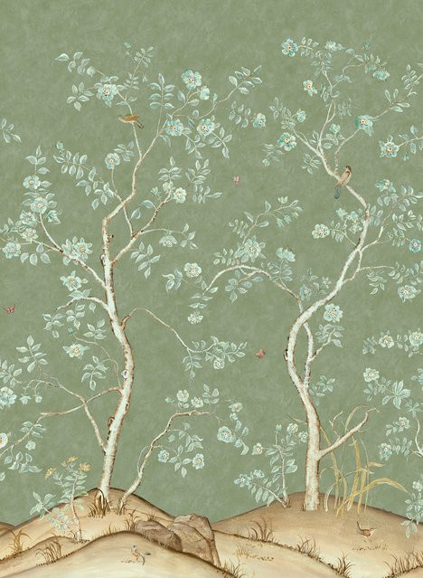 Andrew Martin Tapete Songbird Spring im Chinoiserie-Stil - Bild 1