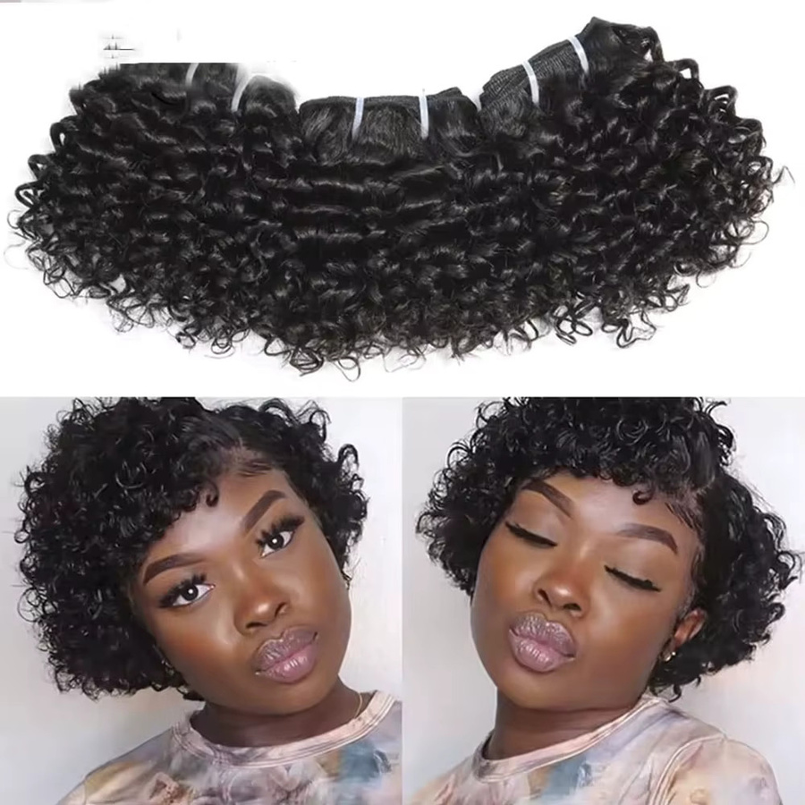JACEY Haar Extensions, Mongolisches Afro, Tiefe Welle, Remy Echthaar - Bild 2