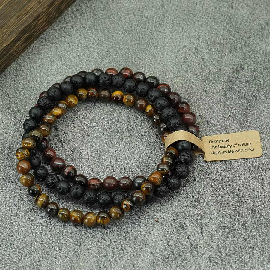 Noter Armband, Bunt, Perle, Stein, Herren - Bild 2