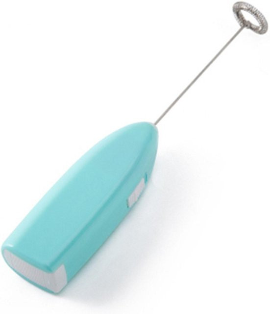 TOMTOP JMS Kabelloser elektrischer Handmixer aus Kunststoff und Metall, Batteriebetrieben, Blau/Türkis - Bild 1